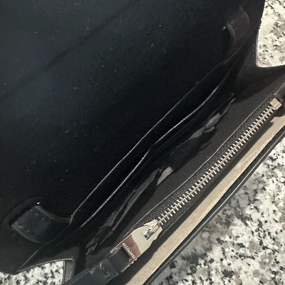 All Saints Midnight Black Crossbody Bag - Picture 5 of 6